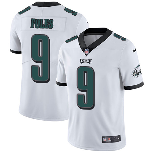 cheap nfl jerseys from china Youth Philadelphia Eagles #9 Nick Foles White Stitched ...