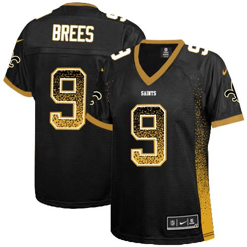 cheap soccer jerseys 18/19 Women\’s New Orleans Saints #9 Drew Brees ...