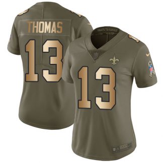 wholesale jack jerseys Women\’s New Orleans Saints #13 Michael Thomas ...